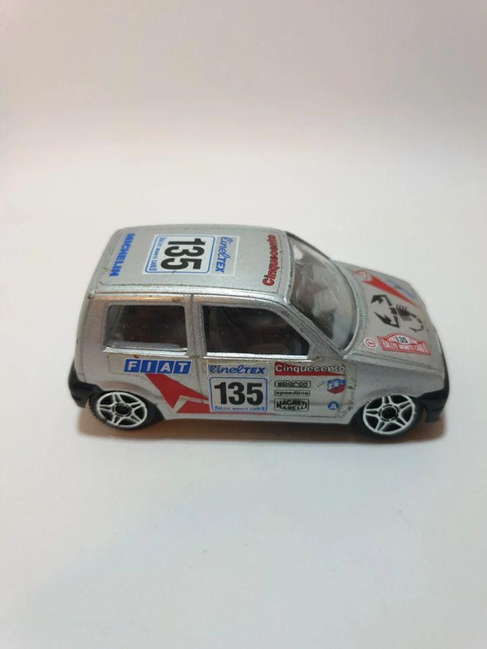 Burago Fiat Cinquecento, Rallye Monte Carlo, 1/43, Made in Italy - photo numéro 5