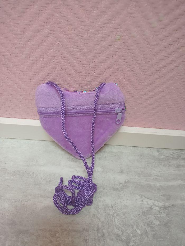 Petit sac à sequins coeur - photo numéro 3