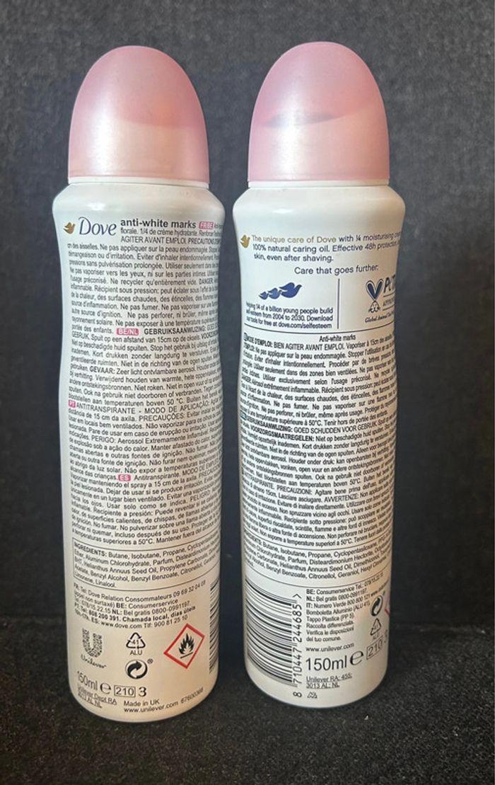 Lot 2 deodorants dove floral touch neufs - photo numéro 2