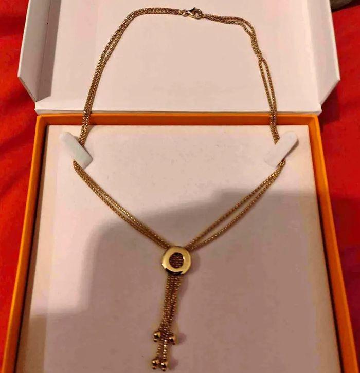 UN COLLIER CRAVATE OR 18k - photo numéro 1