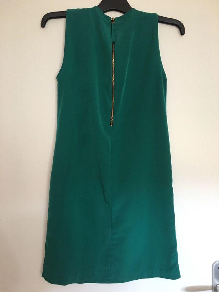 robe verte sapin zara - photo numéro 4