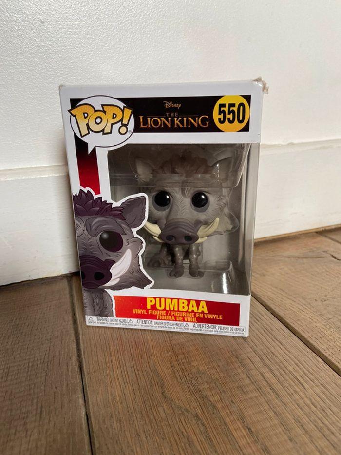 Figurine Pop! n°550 Pumbaa - Le Roi Lion - photo numéro 1