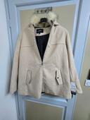 Manteau beige kiabi