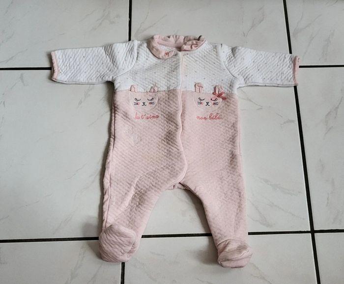 Pyjama une pièce bébé fille - photo numéro 1