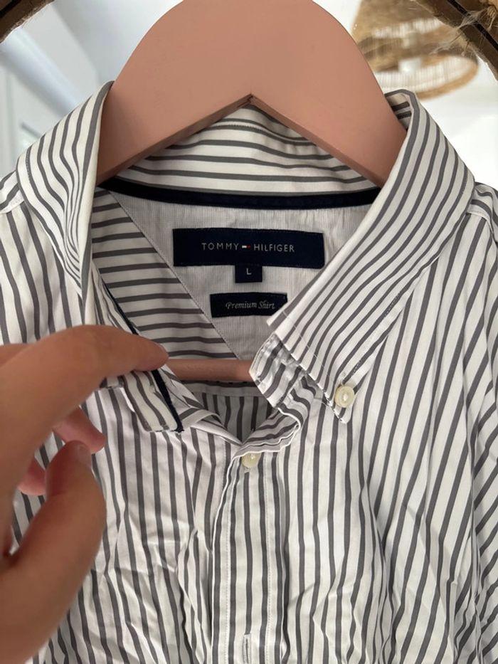 Chemise à rayures Tommy Hilfiger L - photo numéro 2