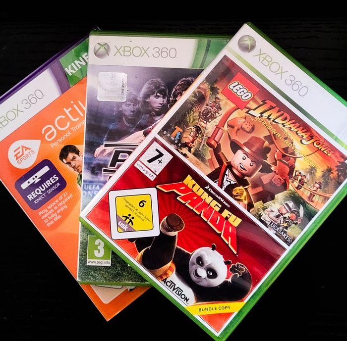 Lego Indiana Jones, Kung Fu Panda, EA Sports Active 2, PES 2011 Xbox 360 PAL FR