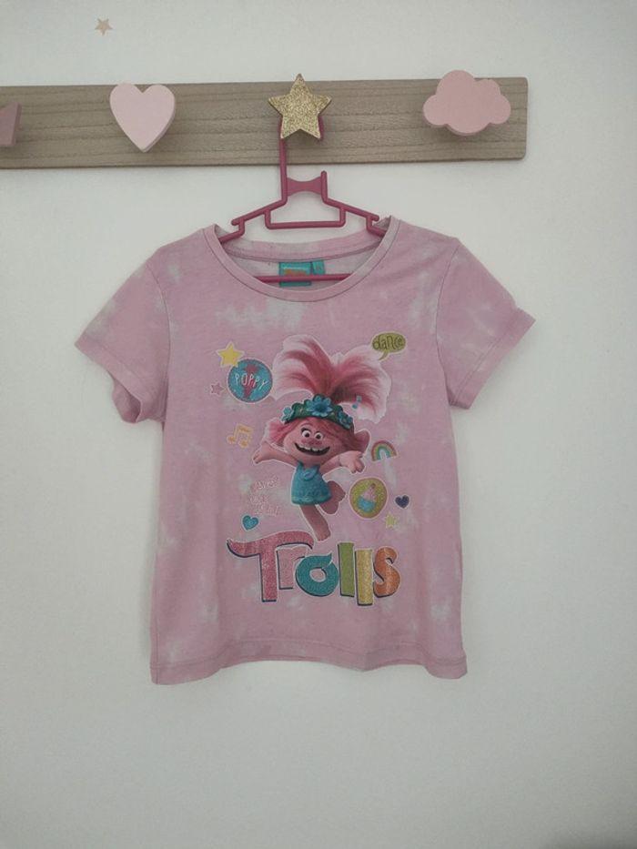 Tee shirt 8ans trolls - photo numéro 1