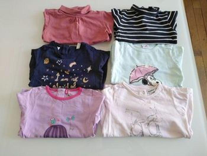 Sweat-shirts manches longues, lot de 6, 18 mois - photo numéro 1