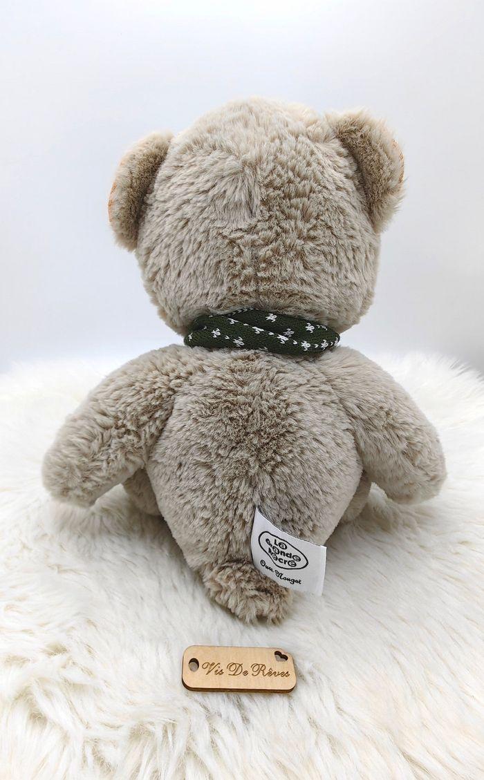 Doudou peluche Ours Nougat La Grande Recré - photo numéro 3