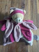 Doudou ourson marionnette