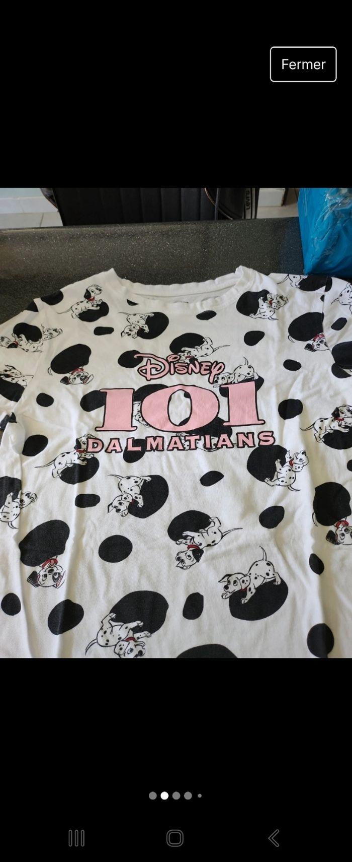 T shirt de nuit les 101 dalmatiens  primark - photo numéro 2