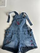 Salopette short fille 5 ans