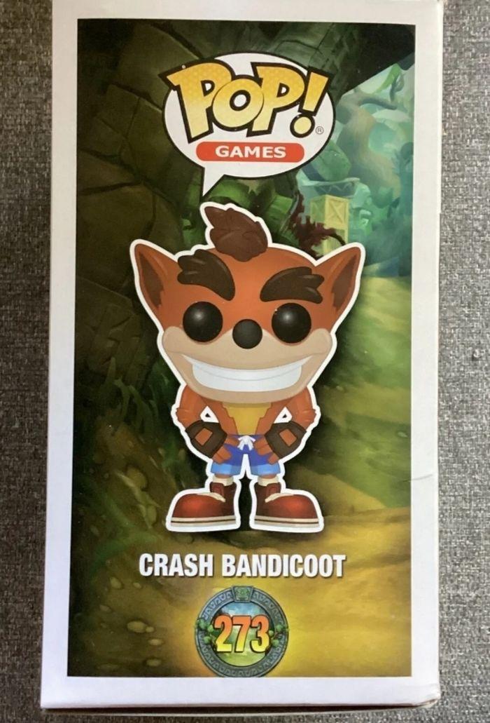 Figurine Funko POP officielle 273 Crash Bandicoot Flocked - photo numéro 4