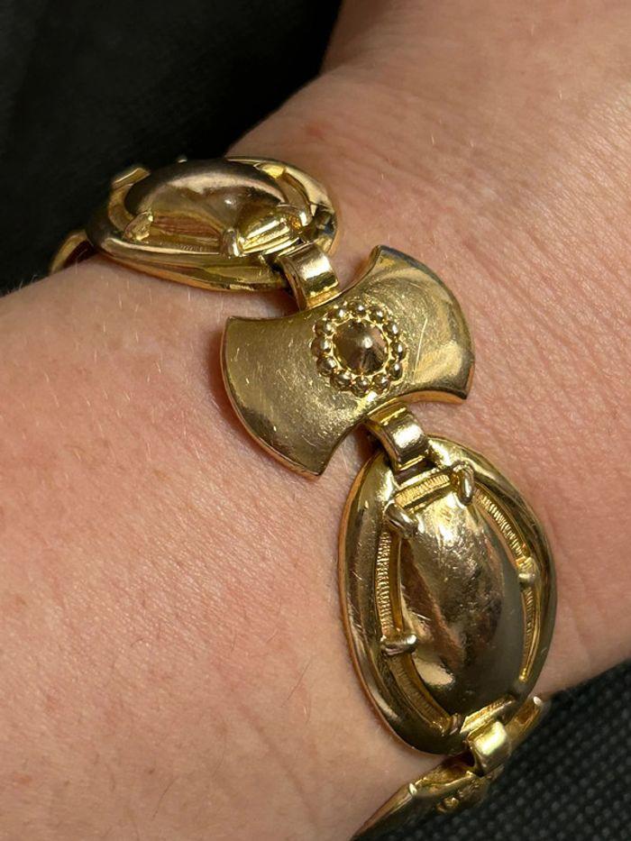 Magnifique bracelet P. Balmain en plaqué or femme TBE - photo numéro 4