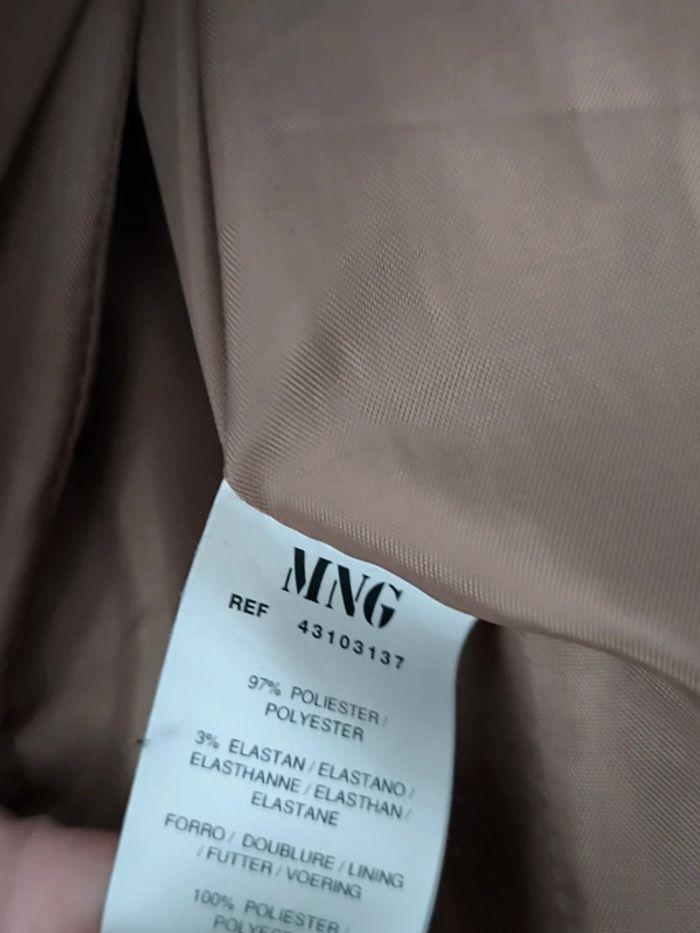 🤎 Veste blazer suédine Camel Mango vintage 36 🤎 - photo numéro 8