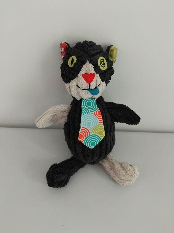 🐈‍⬛ Doudou Chat Les Deglingos Charlos 20 cm Peluche - photo numéro 2