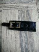 Ceinture noire extensible taille 90