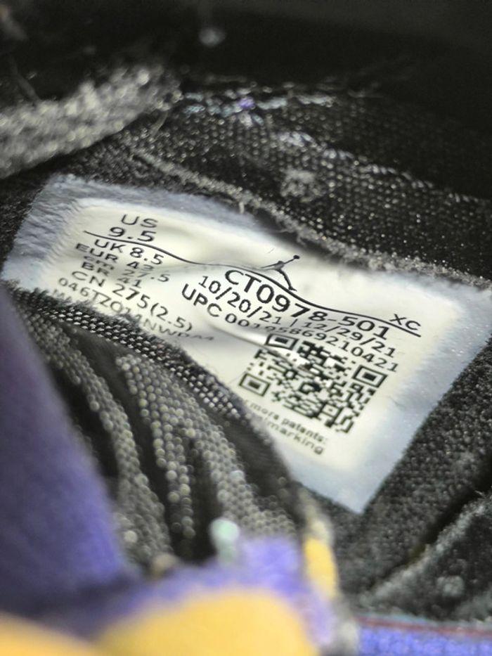 Baskets Jordan high zoom comfort violette pointure 43 décoloré bon état - photo numéro 11