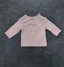 T-shirt rose pâle en coton