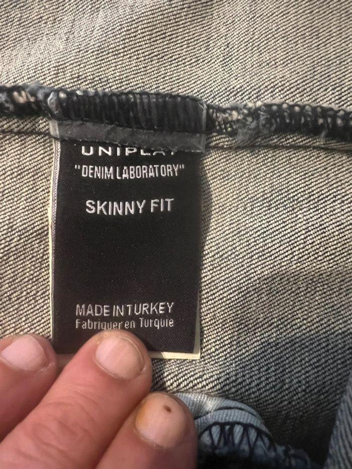 Veste en jean uniplay taille L parfait état - photo numéro 7