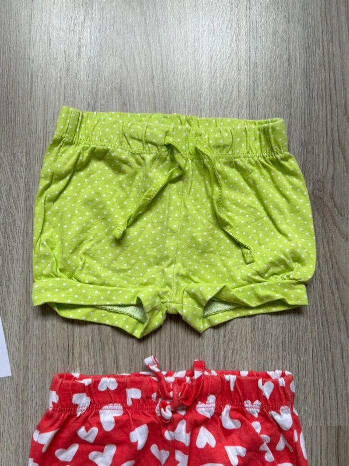 Lot de 2 shorts 12 mois Grain de blé - photo numéro 3