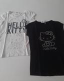 Lot t-shirt Hello Kitty gris taille 8 ans / 128 cm