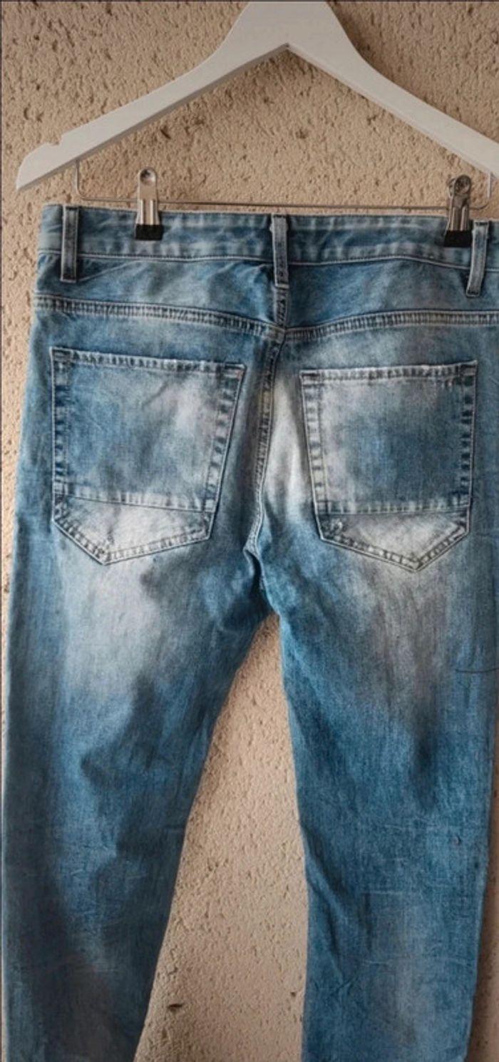 Pantalon Jean troué homme t40 - photo numéro 6