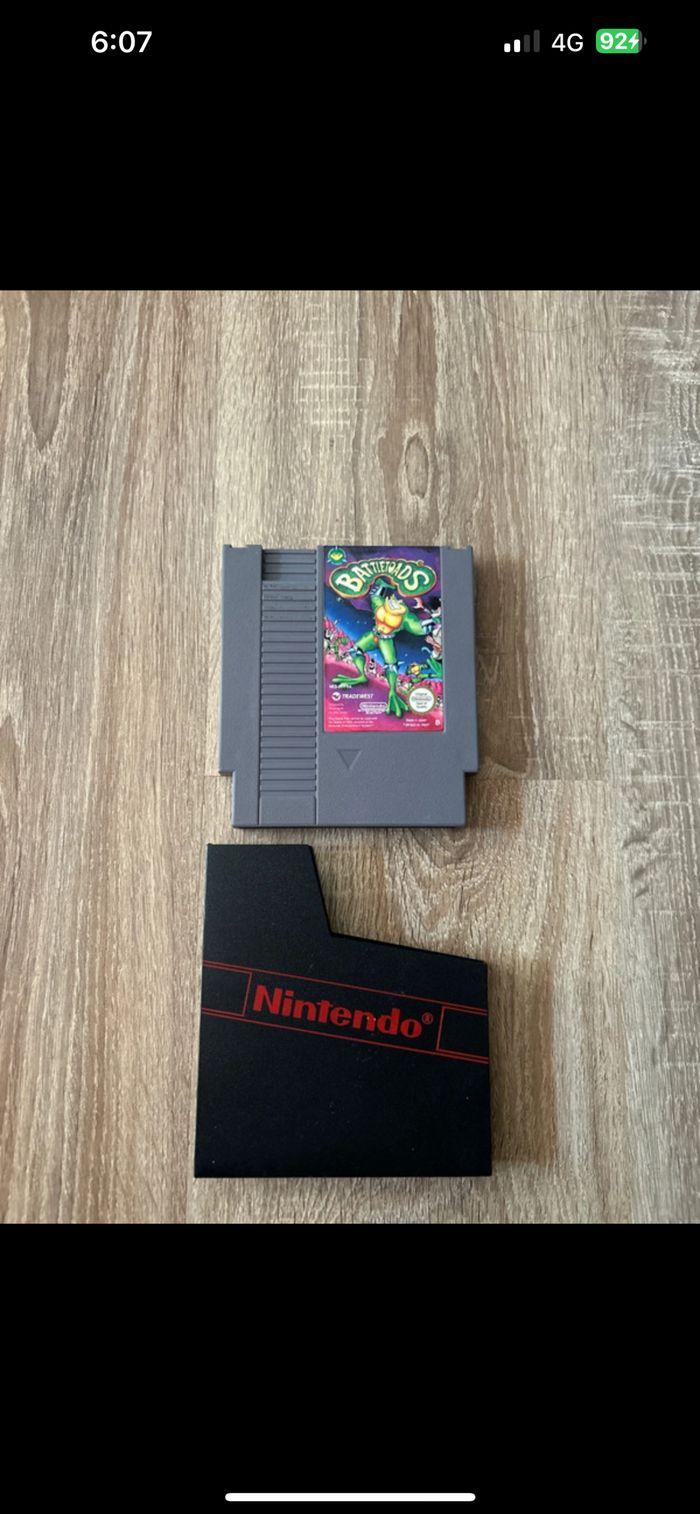 Jeu Nintendo NES + boîtier de protection : Battletoads, made in Japan, très bon état - photo numéro 2