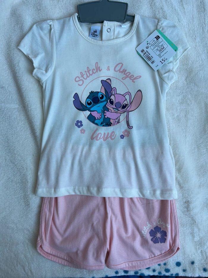 Ensemble short stitch et Angel