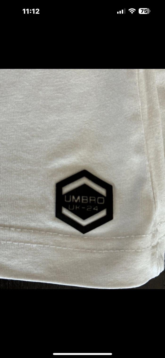 Teeshirt UMBRO blanc - photo numéro 5