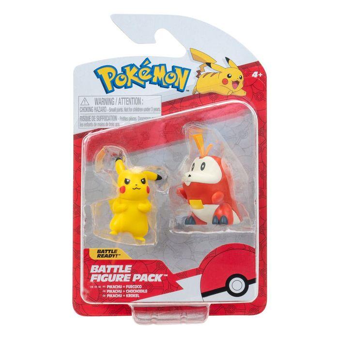 Pikachu et Chochodile Figurine Battle Figure Pack Pokémon - photo numéro 1