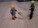 Playmobil Randonneur et cycliste