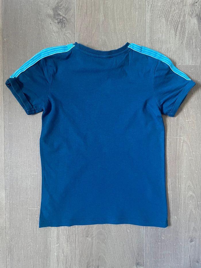 T-shirt bleu à motif - 7/8 ans - tex - photo numéro 3