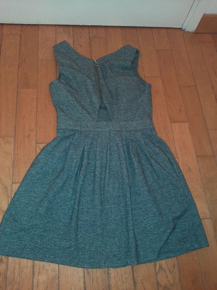 Robe gris chiné  trafaluc Zara taille M - photo numéro 4