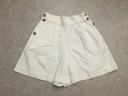 Short blanc taille haute