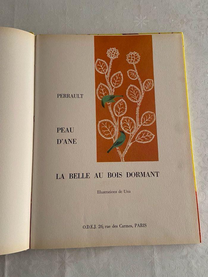 Livre ancien Peau d’âne la belle au bois dormant PERRAULT 1965 - photo numéro 6