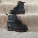 90's dm Dr.martens industriel coqué cuir noir , très bonne état taille 37 UK 4