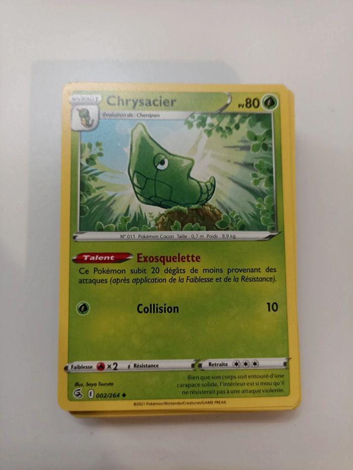 Lot 49 cartes Pokémon poing de fusion - photo numéro 2