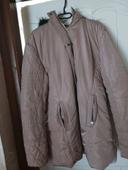 Manteau marron clair tres chaud