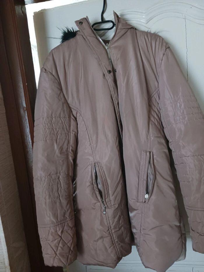 Manteau marron clair tres chaud - photo numéro 1