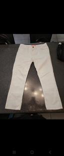 Pantalon blanc cache cache