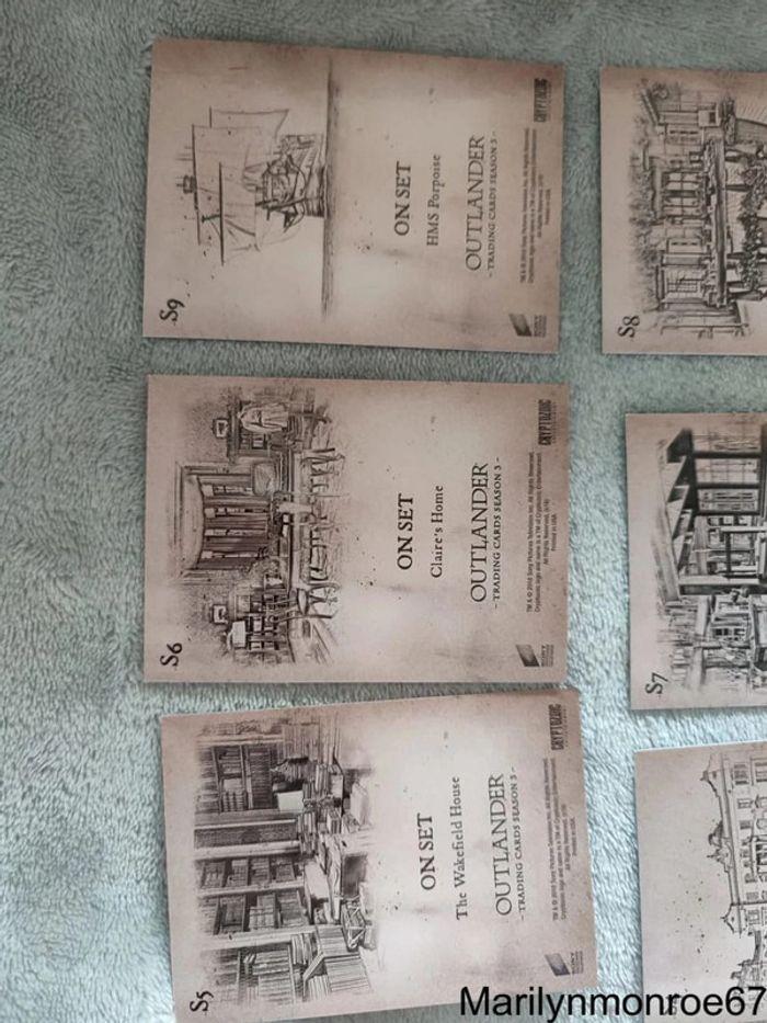 Set complet 9 cartes on set Outlander cryptozoic - photo numéro 6