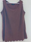 Debardeur marron Taille : 46