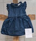 Robe en jean bébé fille