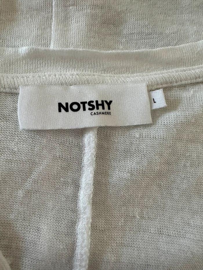 T-shirt lin Notshy cashmere T: L - photo numéro 5