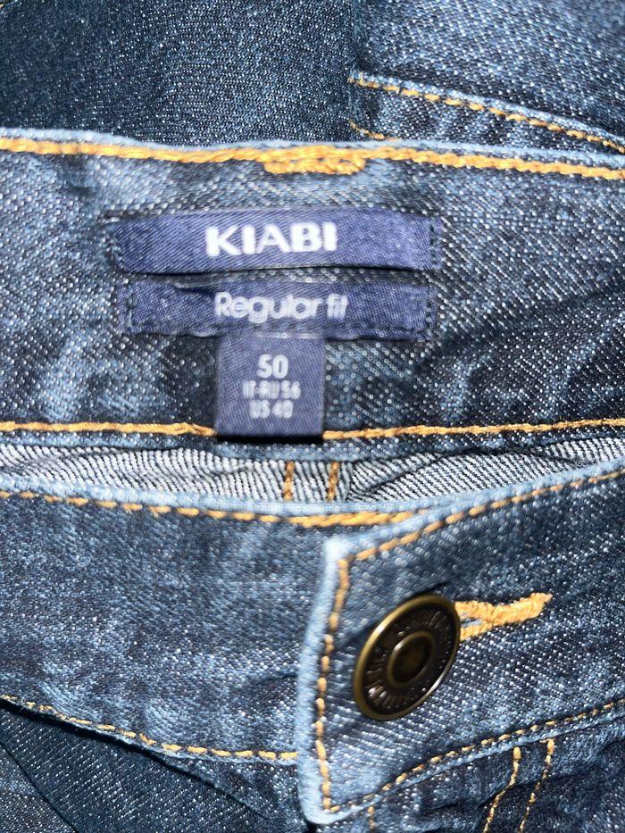 Jean bleu foncée regular fit taille 50 - photo numéro 2