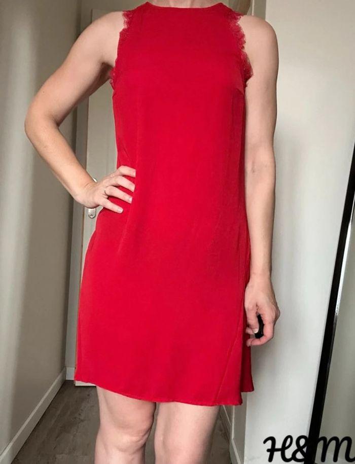 Robe rouge H&M taille 36 💖 - photo numéro 5