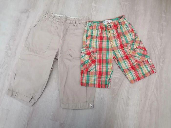 Lot 2 shorts bermuda pantacourt, La compagnie des petits, 3 ans - photo numéro 1