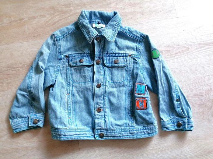 Lot blouson en jeans Verbaudet + blouson sans manche 3 ans - photo numéro 2