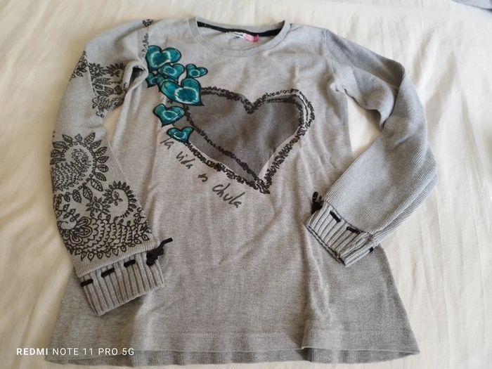 Desigual  tee-shirt fille 11/12 ans - photo numéro 2